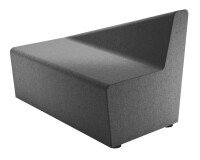 Module Izaki - Zetel 2 plaatsen / met naar links hellende rug