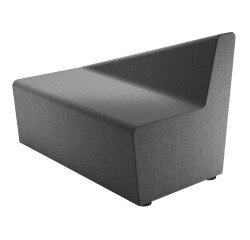 Module Izaki - sofa 2 spots / inclinated back to the left