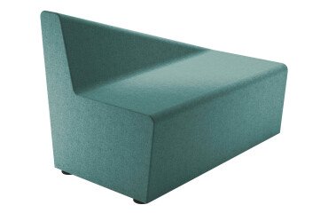 Module Izaki - sofa 2 spots / inclinated back to the right