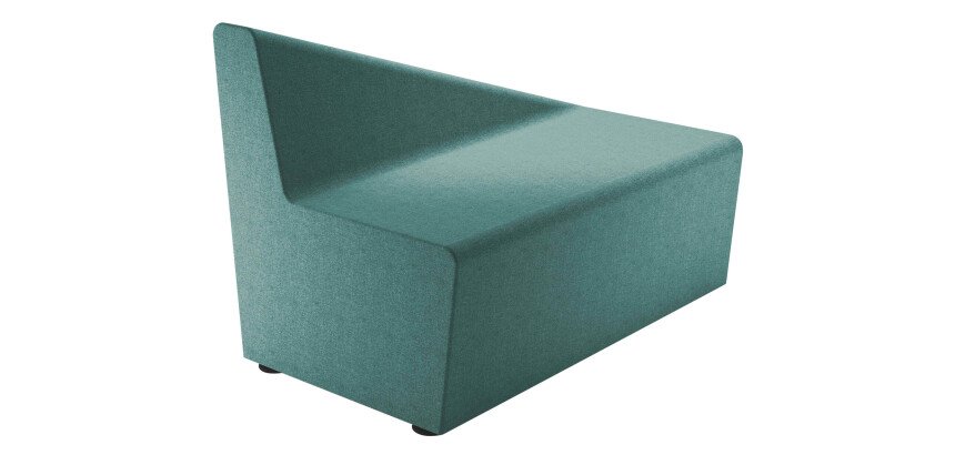 Module Mendi - Chauffeuse 2 places/dos incliné à droite