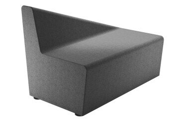 Module Izaki - sofa 2 spots / inclinated back to the right