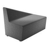 Module Mendi - Chauffeuse 2 places/dos incliné à droite