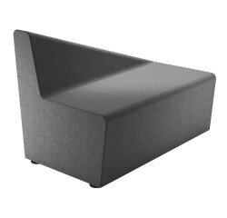 Module Izaki - sofa 2 spots / inclinated back to the right