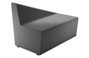 Module Izaki - Zetel 2 plaatsen / met naar rechts hellende rug