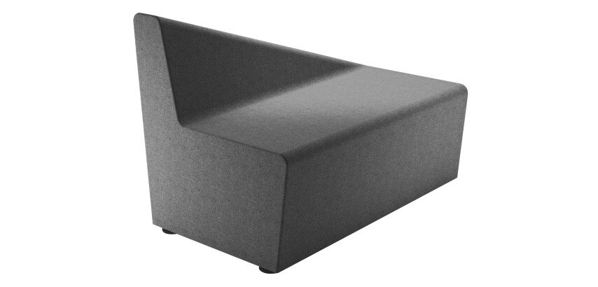 Module Izaki - sofa 2 spots / inclinated back to the right