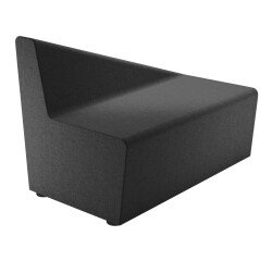 Module Izaki - Zetel 2 plaatsen / met naar rechts hellende rug