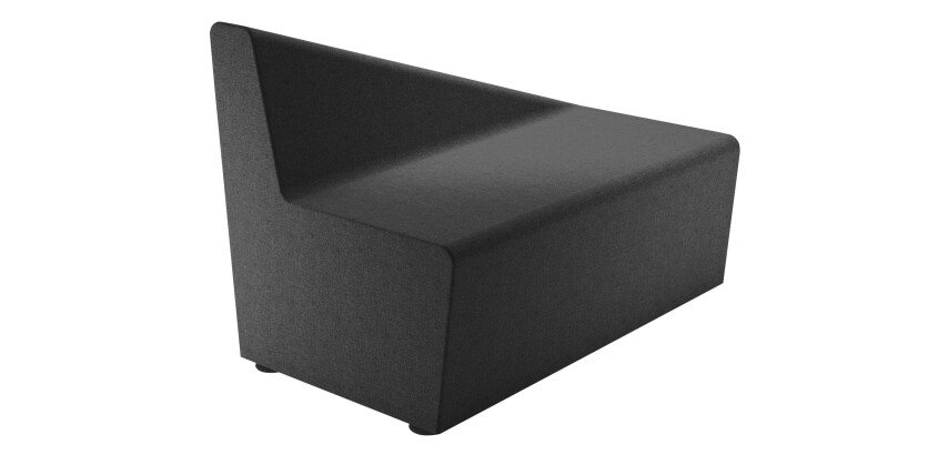 Module Izaki - sofa 2 spots / inclinated back to the right