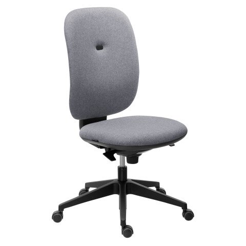 Silla de oficina Alia Gris claro - respaldo tejido