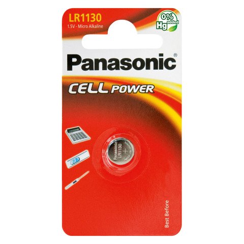 Pila Micro Alcalina LR54 (LR1130) 1,5V Panasonic - Blister 1 pila