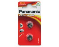Pilas de botón micro alcalinas LR44 Panasonic - Blister de 2 pilas