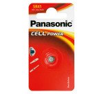 Pila de botón Óxido de Plata SR41 Panasonic - Blister de 1 pila 