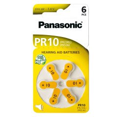 Pilas PR10 para audifonos Panasonic - Blister de 6 pila 