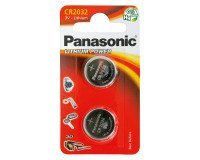 Pilas de botón Litio CR2032 Panasonic - Blister de 2 pilas