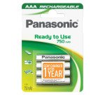 Pilas recargables LR03 AAA Panasonic - Blister de 4