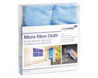 Paño de microfibra borrador para pizarras blancas y cristal Legamaster - Caja de 2