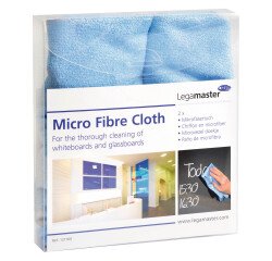 Paño de microfibra borrador para pizarras blancas y cristal Legamaster - Caja de 2