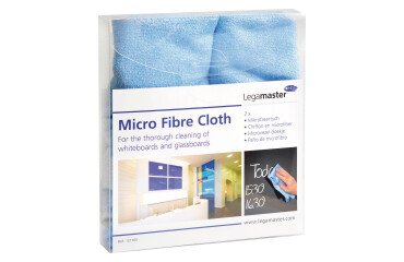 Paño de microfibra borrador para pizarras blancas y cristal Legamaster - Caja de 2