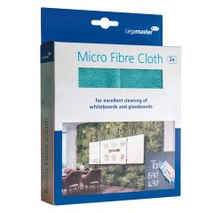 Chiffon microfibre Legamaster pour tableaux blancs et verre - Boîte de 2