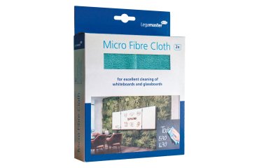 Paño de microfibra borrador para pizarras blancas y cristal Legamaster - Caja de 2