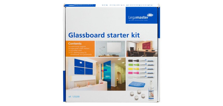 Kit de accesorios para pizarras de cristal Legamaster