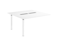 Extensión blanca An 140 cm para mesa modular Belem antibacteriana