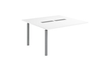 Extensión blanca An 140 cm para mesa modular Belem antibacteriana