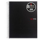 Cuaderno tapa de polipropileno A5 8 bandas color Miquelrius