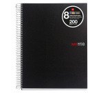 Cuaderno tapa de polipropileno A4 8 bandas color Miquelrius