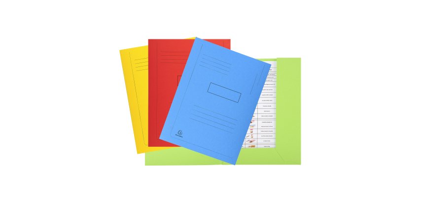 Printed folder 2 flaps 290 g Forever EXACOMPTA - 24 x 32 cm pack of 50