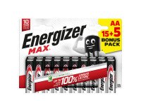 Pack Pilas AA Energizer Max - Pack 15+5 GRATIS
