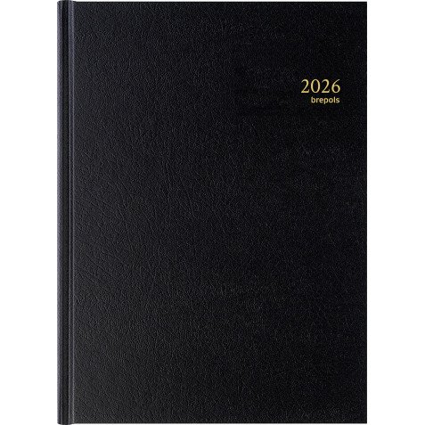 Agenda journalier Brepols Bremax - année 2026 - 21 x 29 cm