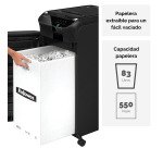 Destructora Fellowes automética AutoMax 550M corte en partículas 550 hojas P-4 83L