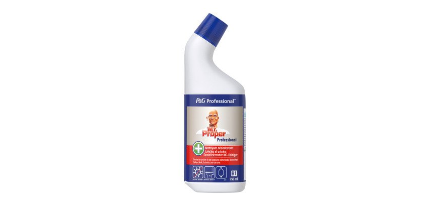 Flasche 750 ml Gel WC Mr Proper 4 in 1