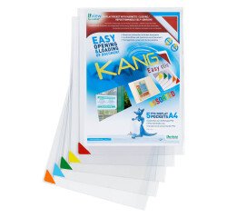 Fundas Adhesivas Kang Easy A4 - Paquete de 5 colores surtido