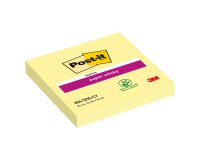Notes jaunes SUPER STICKY POST-IT 76 x 76 mm - Bloc de 90 feuilles