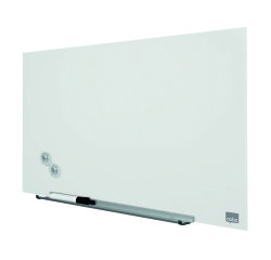Pizarra Cristal blanco brillante Nobo 31” formato panorámico 