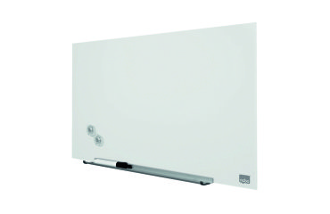 Pizarra Cristal blanco brillante Nobo 31” formato panorámico 