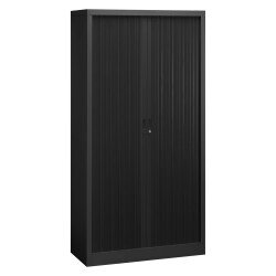 Armoire à rideaux démontable corps noir 195 x 100 cm