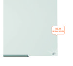 Pizarra Cristal blanco brillante Nobo 57" formato panorámico 