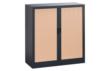 Armario de persiana metálico desmontable Unión Alt 100 x An 100 cm estructura antracita