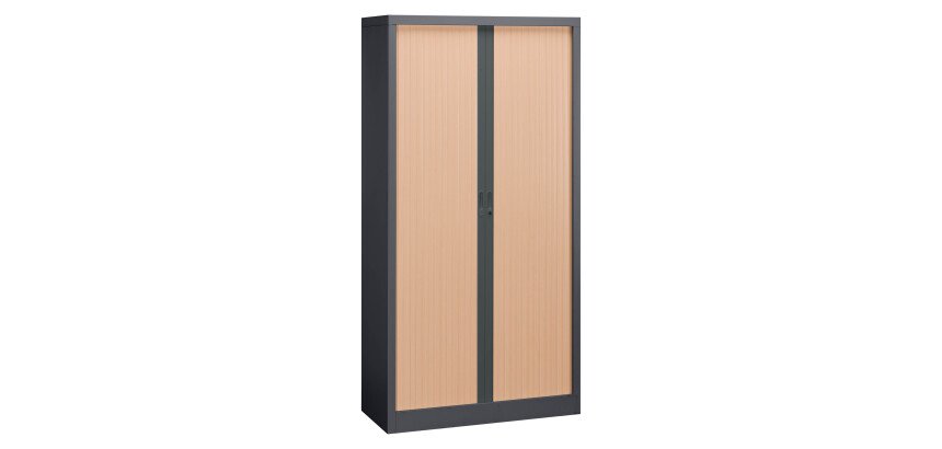 Armoire métal à rideaux Union G. L 100 x P 45 cm