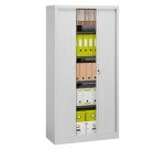 Armario de persiana metálico desmontable Unión Alt 198 x An 100 cm estructura gris claro