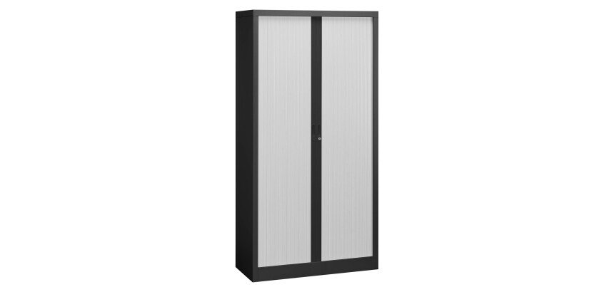 Armoire à rideaux démontable corps noir 195 x 100 cm