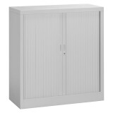 Armoire métal à rideaux Union G. H 100 x L 100 x P 45 cm corps gris RAL 7035
