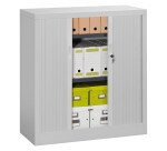 Armario de persiana metálico desmontable Unión Alt 100 x An 100 cm estructura gris claro