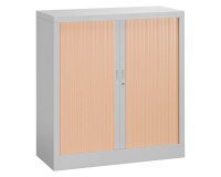 Armario de persiana metálico desmontable Unión Alt 100 x An 100 cm estructura gris claro