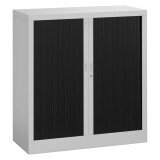 Armoire à rideaux démontable corps gris 107 x 100 cm