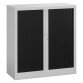 Armoire à rideaux démontable corps gris 107 x 100 cm
