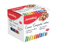 Box containing 100 pieces of colour chalk