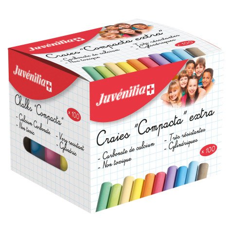 Craies Sign Compacta - Boîte de 100 couleurs assorties